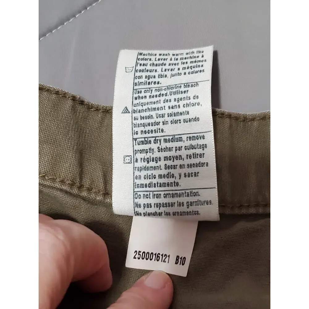 Carhartt B147 LBR Men’s Work Shorts Size 40 Brown Original Fit Cotton
